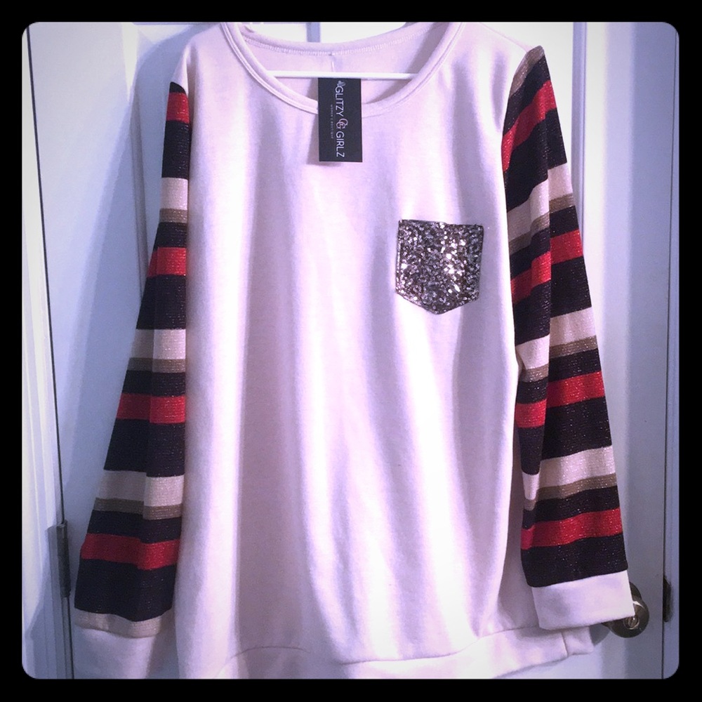 Glitzy girls boutique Glitzy-sweatshirt sz 3xl